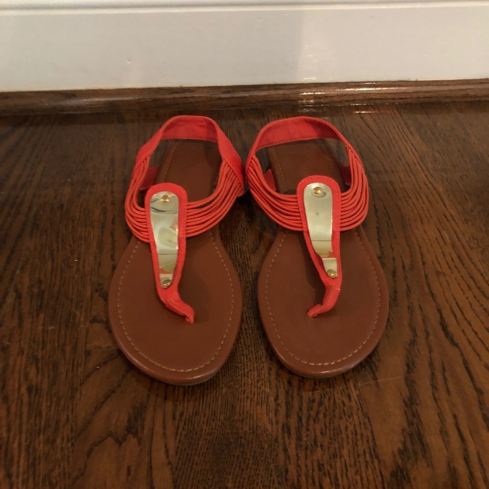 Orange Sandals